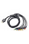 كابل AV لجهاز بلايستيشن PS2 وPS3، سلك تمديد 6RCA Ypbpr لوحدة تحكم ألعاب PS - 7