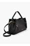 Solid Tote Bag with Detachable Shoulder Strap - 3