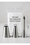 Profiterol & Ekler Filling and Dipping Set 304 Stainless Steel Large Size + 100 Cream Bags - 3