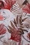 Women's Plus Size Lycra Crew Neck Patterned Long Sleeve Mom T-Shirt Combed Cotton Blouse - 6