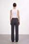 Lace-Up Knitwear Trousers Anthracite - 4