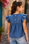 Girls Denim Blouse - 2