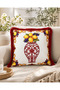 Lemon Patterned Decorative Throw Pillow Cover |   Bohemian Garden Balcony Cushion Set 4 Pieces - 2