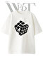 Zeka Kupu Design Printed Unisex White Oversize T-Shirt