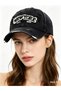 Ünise Washed Cotton Baseball Cap New York Embroidered Ripped Detail Vintage 4 Colors - 6