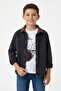 Smoked Boys' Printed Short Sleeve T-Shirt Jean Shirt 2-Piece Set 24514 - 4