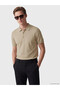 Esvab • Modern & Distinctive Devrik Roba Collar Short Sleeve Men's Knitwear Sweater