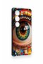 Vivo V29 Compatible Colorful Eye-Pop Patterned Silicone Case - 4