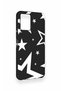 Vivo Y21S Compatible Black Mega Star Patterned Silicone Case - 3