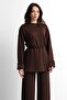 Molly Nelly Women's Loose Skirt Buttoned Suit - 8