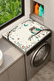Clothes Dryer Top Organizer Mat Liquid-Proof Cover Bohemian Owl