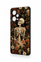 Redmi Note 12 Pro 5g Compatible Flower Skeleton Pattern Silicone Case - 4