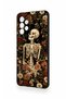Samsung A53 Compatible Flower Skeleton Pattern Silicone Case - 4