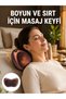 New Generation Deep Kneading Massage Pillow with Heating Feature, Socket & Lighter Input