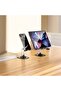 M4-Foldable Phone & Tablet Holder / Compatible with 4-12.9" Devices / Charging Port Access / Strong Metal Base / Protection Rubber Pad / Adjustable Lift - Black - 2