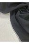 Black Raw Linen Fabric Tok - 2