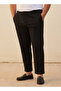 Men Regular Fit Pants with Drawstring Closure