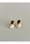 Women's Dangle Earrings Marble Pattern Brown Geometric Vintage Bohemian Chic Earrings - 2