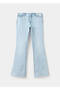 Düşük belli flared jean - 3