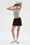 Women's High Waist Combed Cotton Mini Shorts - 4
