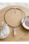 Pink Quartz Aura Stones Series Natural Stone Necklace - 2