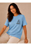 Bloom Çiçek Baskılı Basic T-Shirt - 4