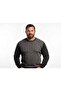 Men's Battal Zero Collar Tricot Sweater with Elastic Waist, Steel Knitting, Classic Fit - 2