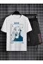 Rose from Blackpink K-Pop Printed Cotton Short Sleeved Children's Tshirt-Shorts Two-Piece Set