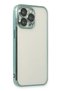 Aconcept iPhone 14 Pro Case with Lens Silicone (111928) - Green - 3