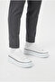 Zrk-Cx3 High Quality Short White Linen High Sole Sneakers - 5