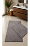 2-Piece Washable Non-Slip Base Bathroom Mat Set