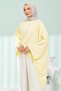Yellow Asymmetrical Cut Cape - 2