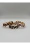 Rose Gold Steel Luxury Combination Bracelet with Shell and Star Detail - 2