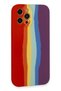 Aconcept iPhone 12 Pro Max Case Ebruli Launch Silicone (174947) - Red-Purple - 3