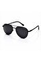 Velocity Polarized Aviator Sunglasses for Men & Women, Black Metal Frame with Smoke Polarized UV400 Lenses | Model 6322