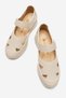 Women's Velcro Casual Sandals Beige - 5