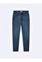 Elvira Narrow Leg High Waist Mid Indigo Jean Pants