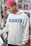 Sasuke Uchiha Naruto Anime Back Printed Unisex Oversize Combed Cotton Hoodie - 4