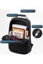 Unisex Slim Laptop Backpack Water Resistant Anti-Theft Daypack with USB/Type-C Port for Business Casual Travel College for Men Women, B00915, Black - 5