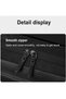 Golden Wolf Crossbody Bag Water Resistant Anti-Theft Polyester Business Travel Chest Bag for Men Women, GXB00864, Black - 3
