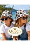 Colorful Cute Dog Patterned Kids Bucket Fishing Hat 54cm 3-9 Years