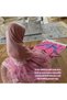 Children Prayer Mat Gift for Boys and Girls Prayer Mat with Mini Camera Prayer Beads and Money Box Ideal for Ramadan Gift (Pink) - 4