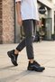 Black Air High-Top Casual Sneaker Women's Sports Shoes