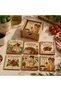 Set of 6 La Dolce Vita Pomodoro Coasters with Wooden Box |   Vintage Italian Themed 3 mm Mdf Uv Printed Square Coaster |   Woodtown - 2