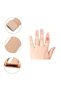 4 Pcs 3 cm Length Ingrown Toe Nail Protector Tube Fabric Silicone Gel Tube Bone Protector - 4
