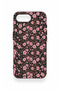 iPhone 16E Compatible Mini Pink Floral Pattern Silicone Case - 2