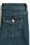 Flared Low Waist Jeans - 7