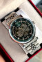 Automatic Mechanism Steel Cord 2 Year Warranty Men's Wristwatch