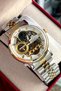 Automatic Mechanism Steel Cord 2 Year Warranty Men's Wristwatch - 3
