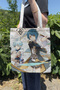 Xingqiu Genshin Impact V2 Double-Sided Canvas Print Tote Bag Anime Bag
